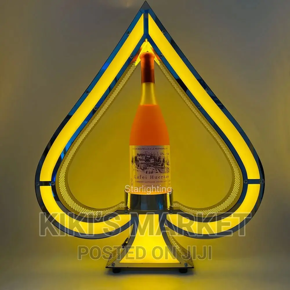 Led Champagne Wine Bottle Glorifier Display Holder