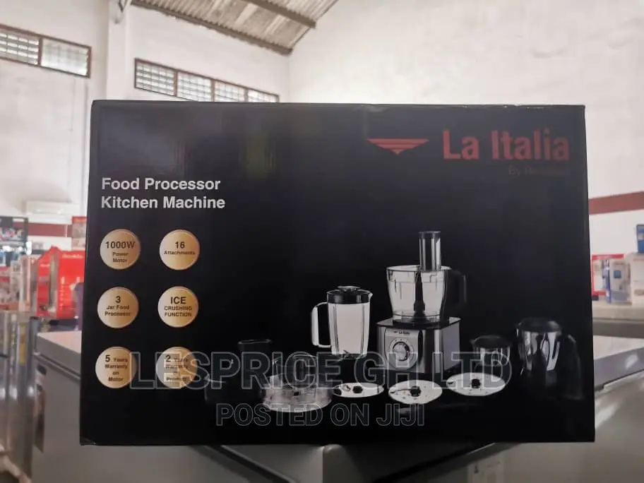 Enjoy the Quality of Italia Food Processor 1000w