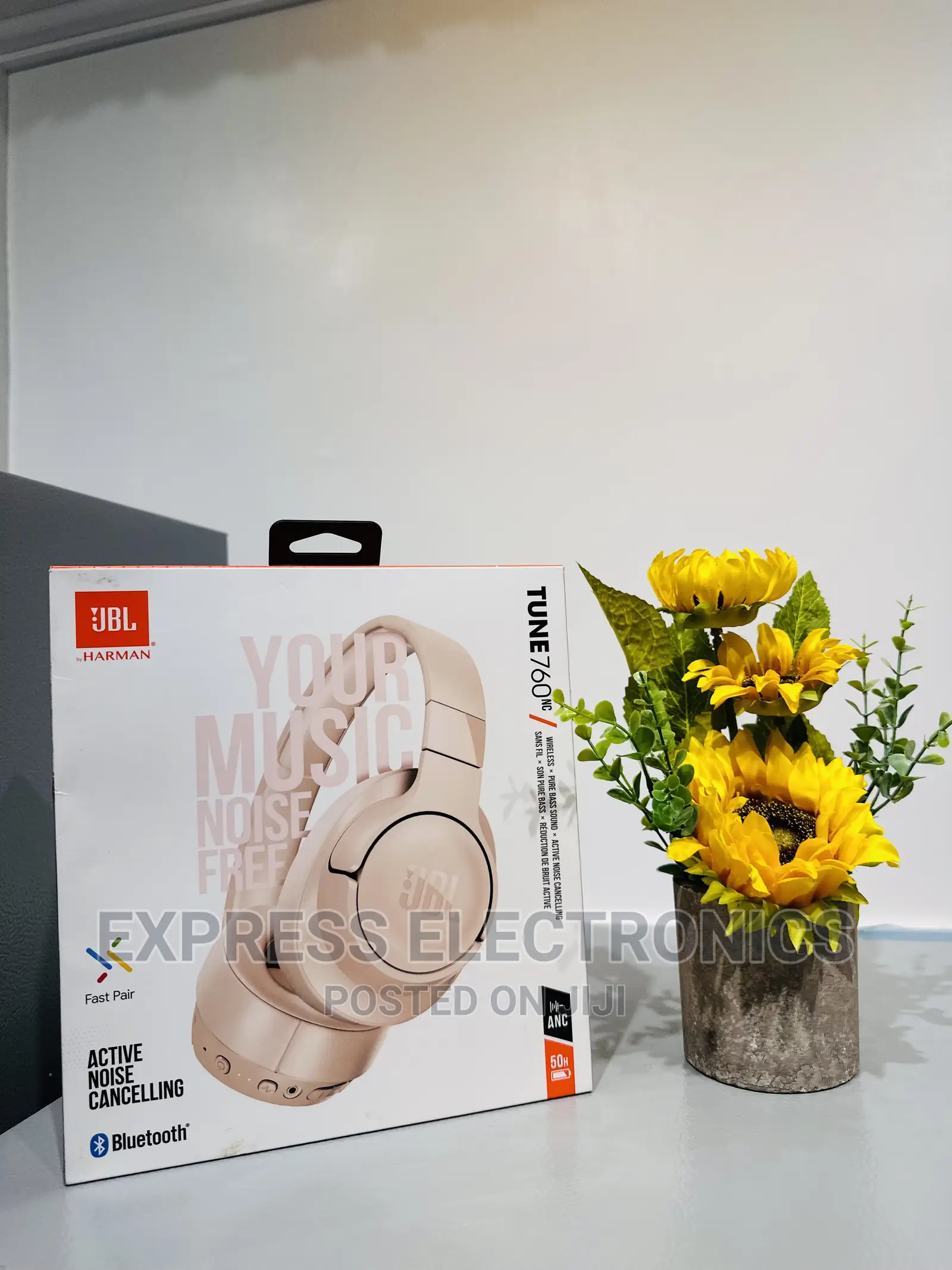 JBL Tune 760NC Noise-Canceling Wireless Over-Ear Headphones