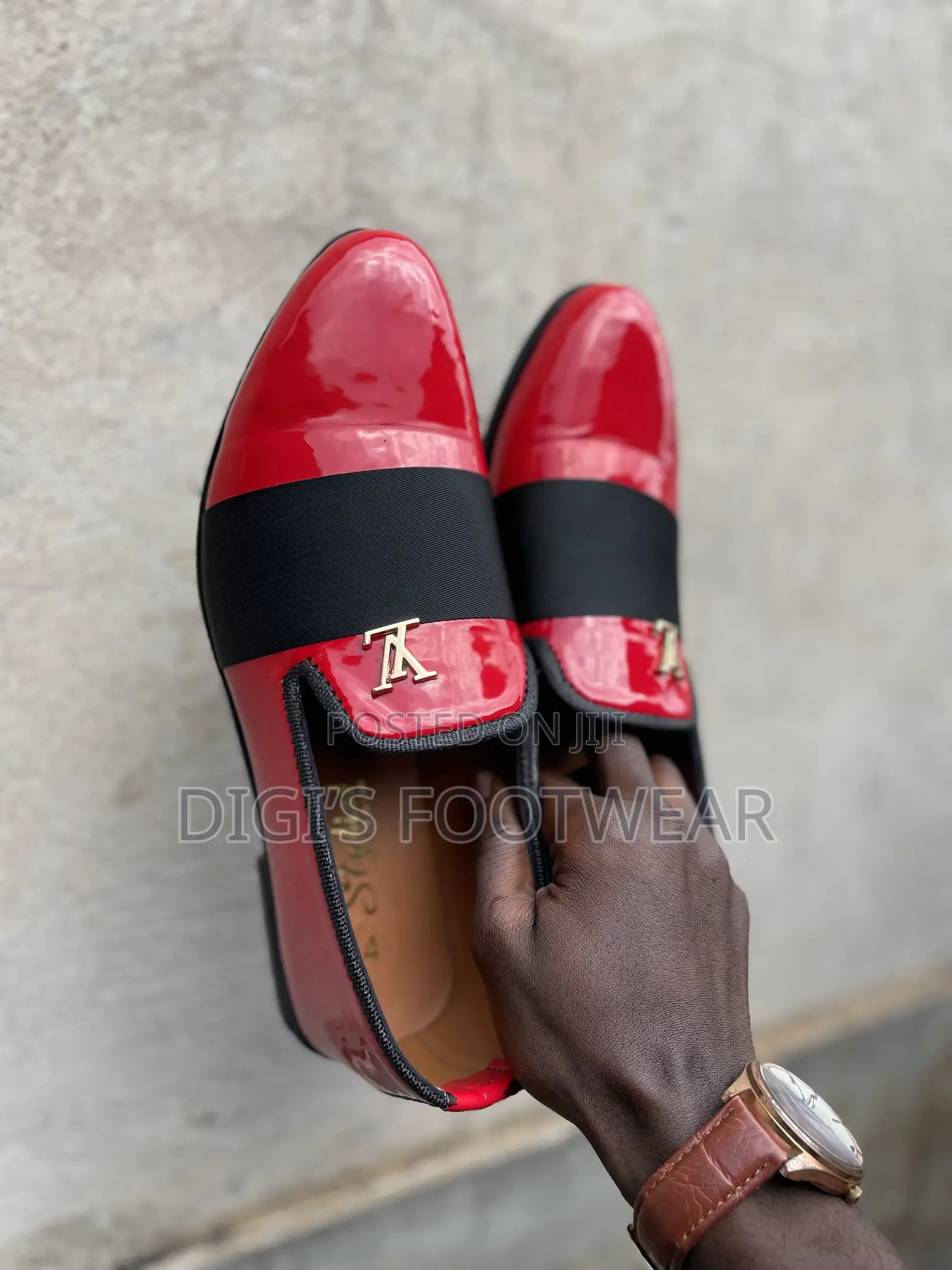 Red Mirror Louis Vuitton Shoe