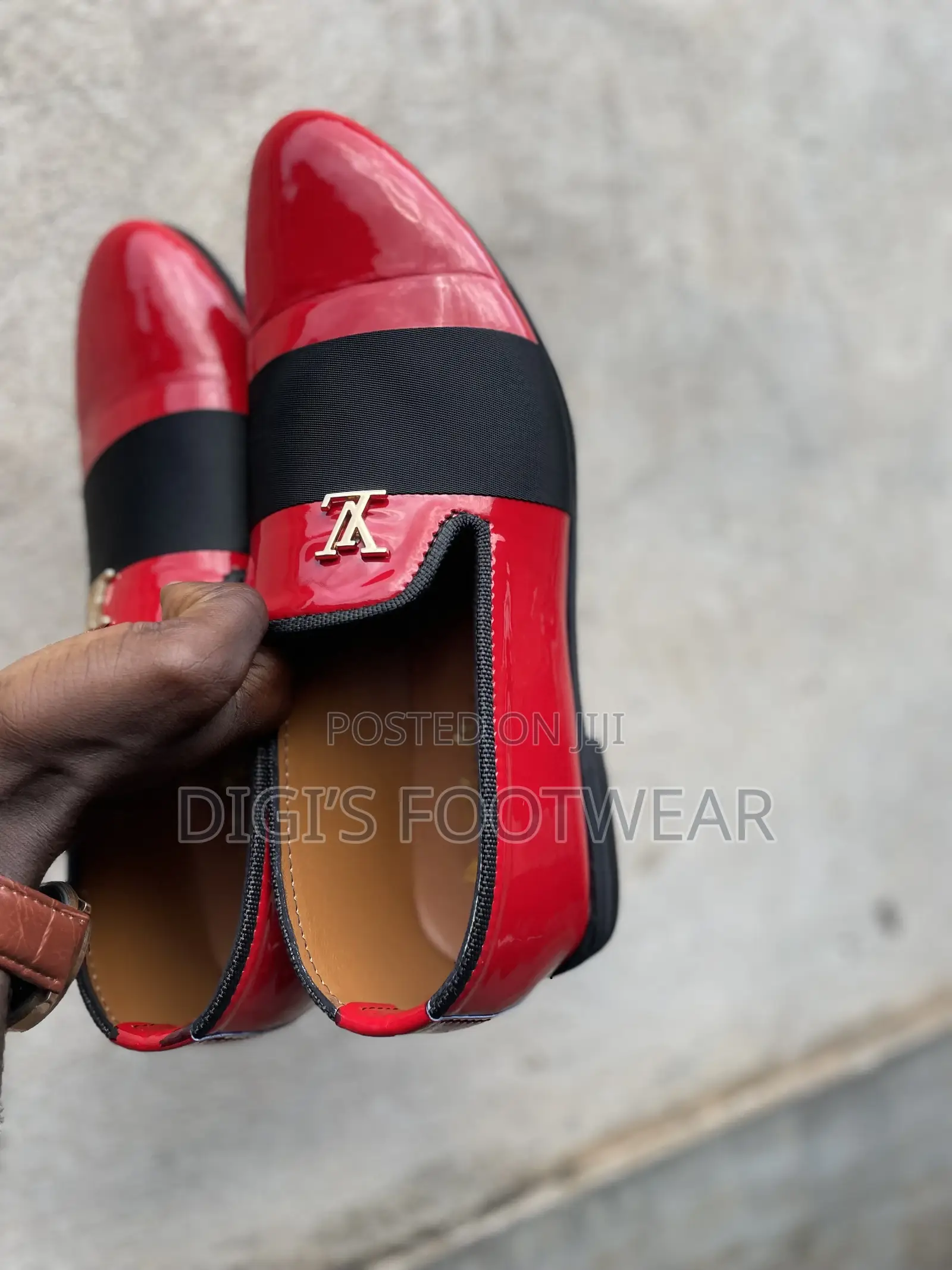 Red Mirror Louis Vuitton Shoe