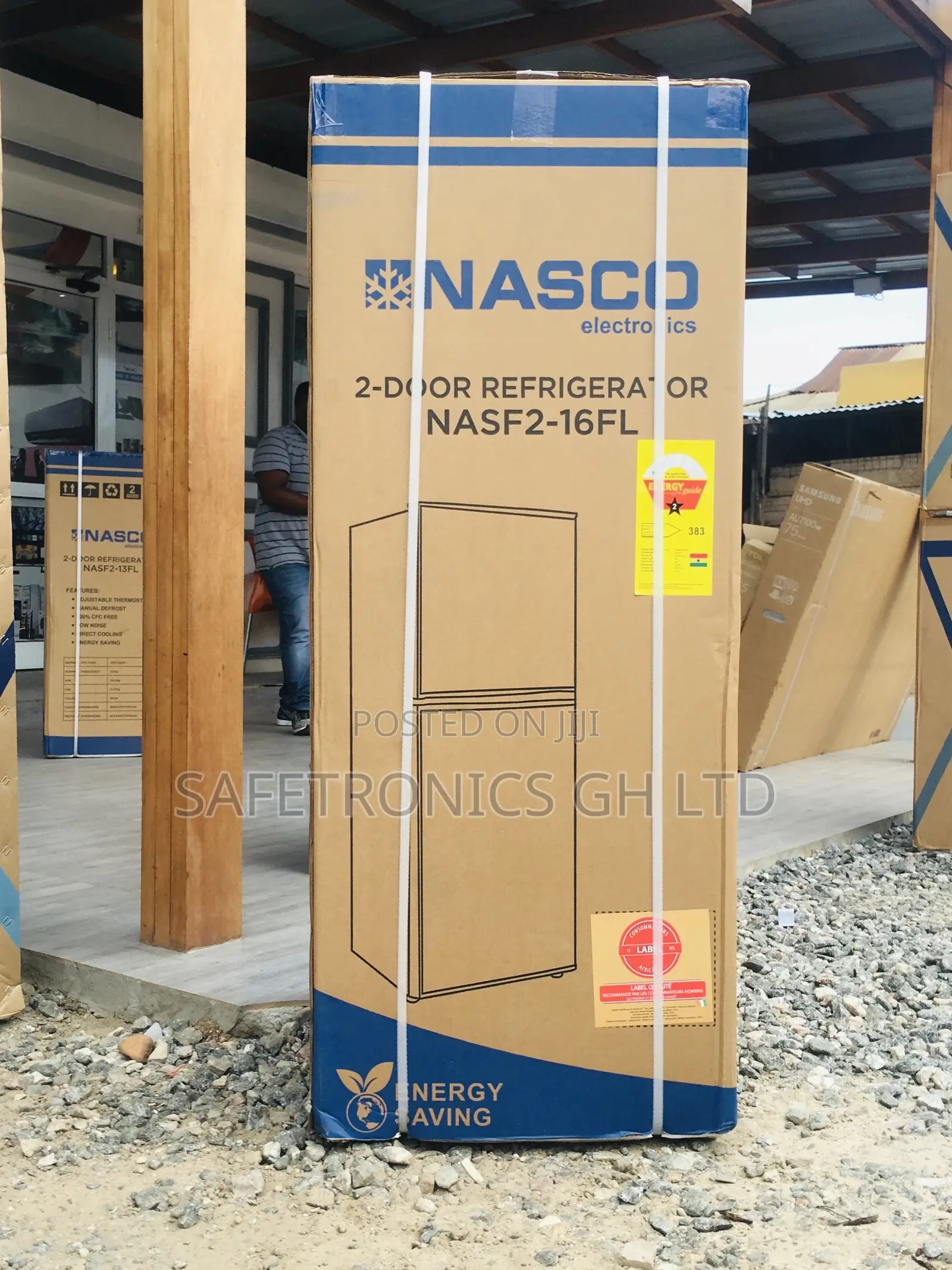 Nasf2-16fl Topfreezer Doubledoor Nasco Fridge 