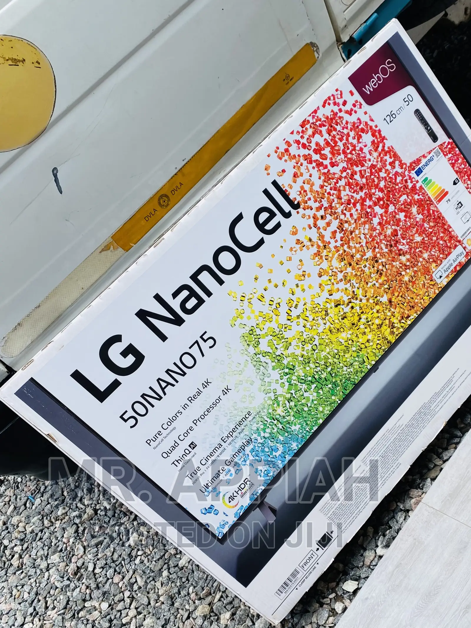 50 Inch LG 50nano75 Nanocell Smart Tv(Black) 