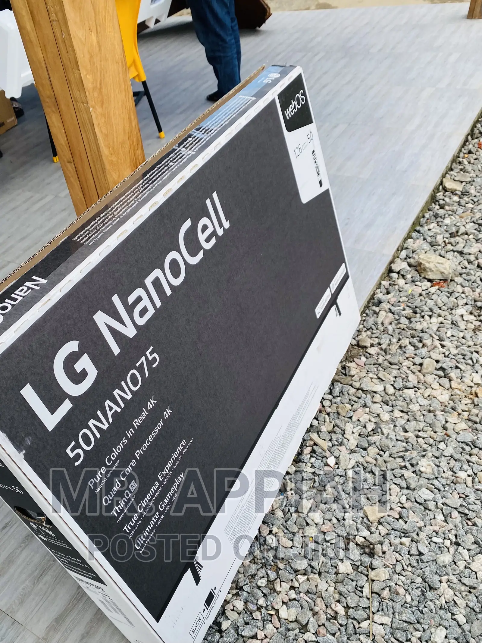 50 Inch LG 50nano75 Nanocell Smart Tv(Black) 
