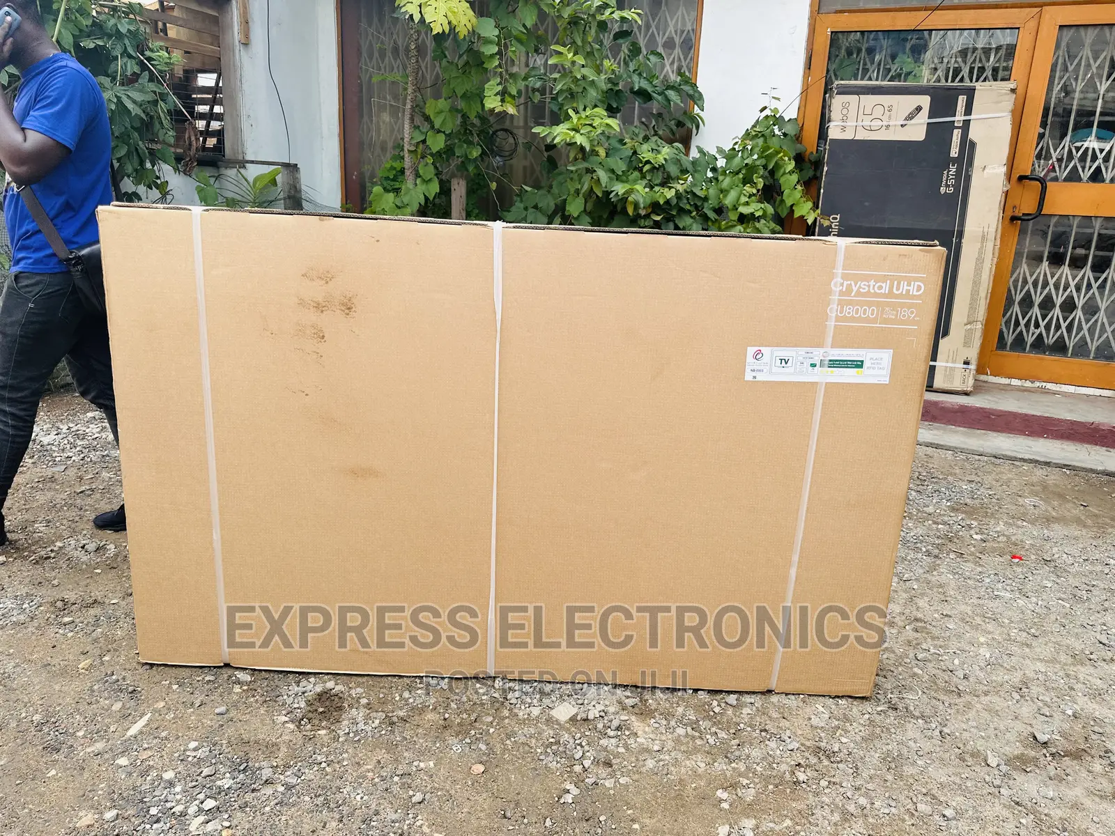 Original New 75”Cu8000 UHD Smart Tv Samsung
