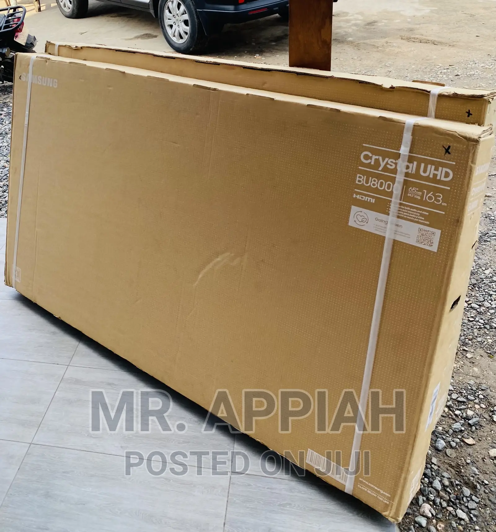 Crystal Processor Samsung 65 Inch LED Tv(65bu8000)Black.