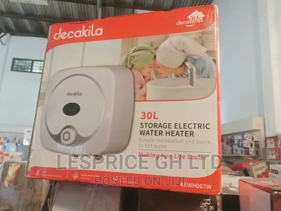 High Quality || Decakila 30L Storage Water Heater