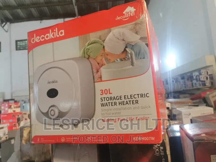 Enjoy Quality Life With Decakila 30L Water Heater