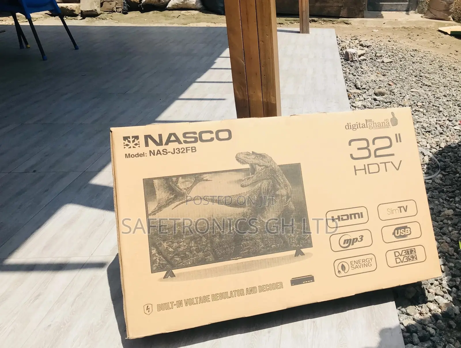 Nasco 32 Inches Glossy Digital Satellite LED Tv