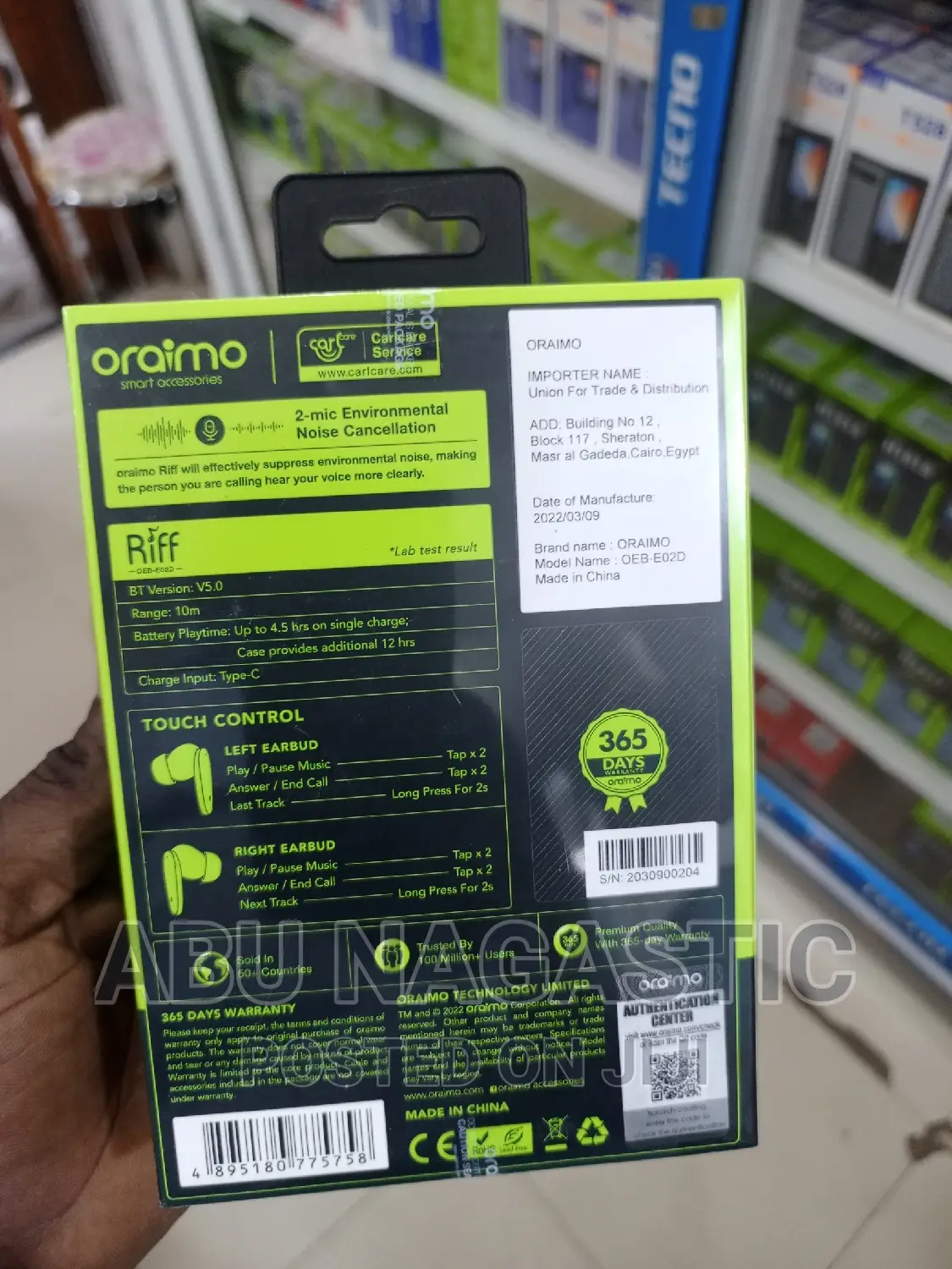 Oraimo Freepod Pro Earpod