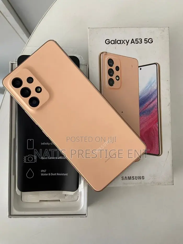 New Samsung Galaxy A53 5G 128 GB Orange