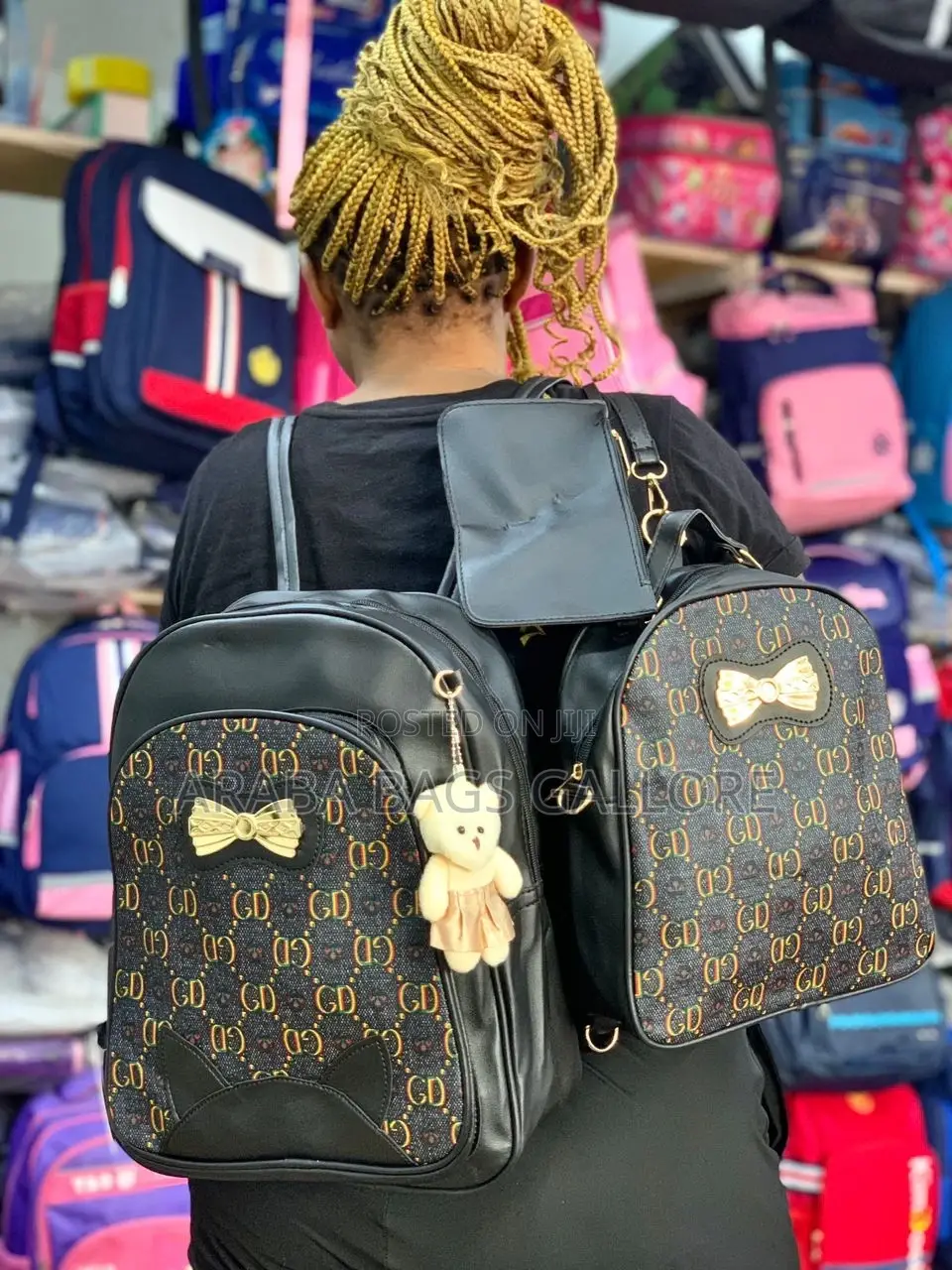3sets Quality Leather Bag for Shs,Jhs or Primary