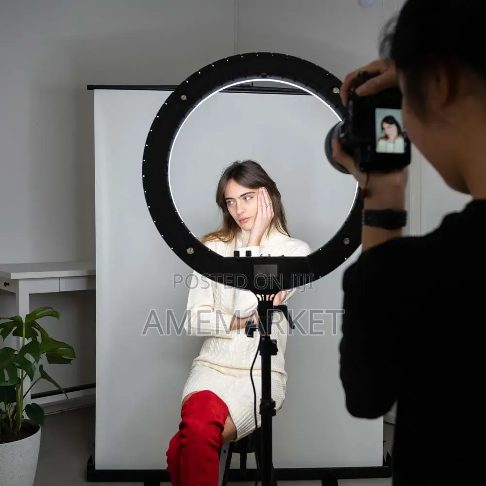 22 Inches Ring Light Remote. Youtube Live Stream Make-Up