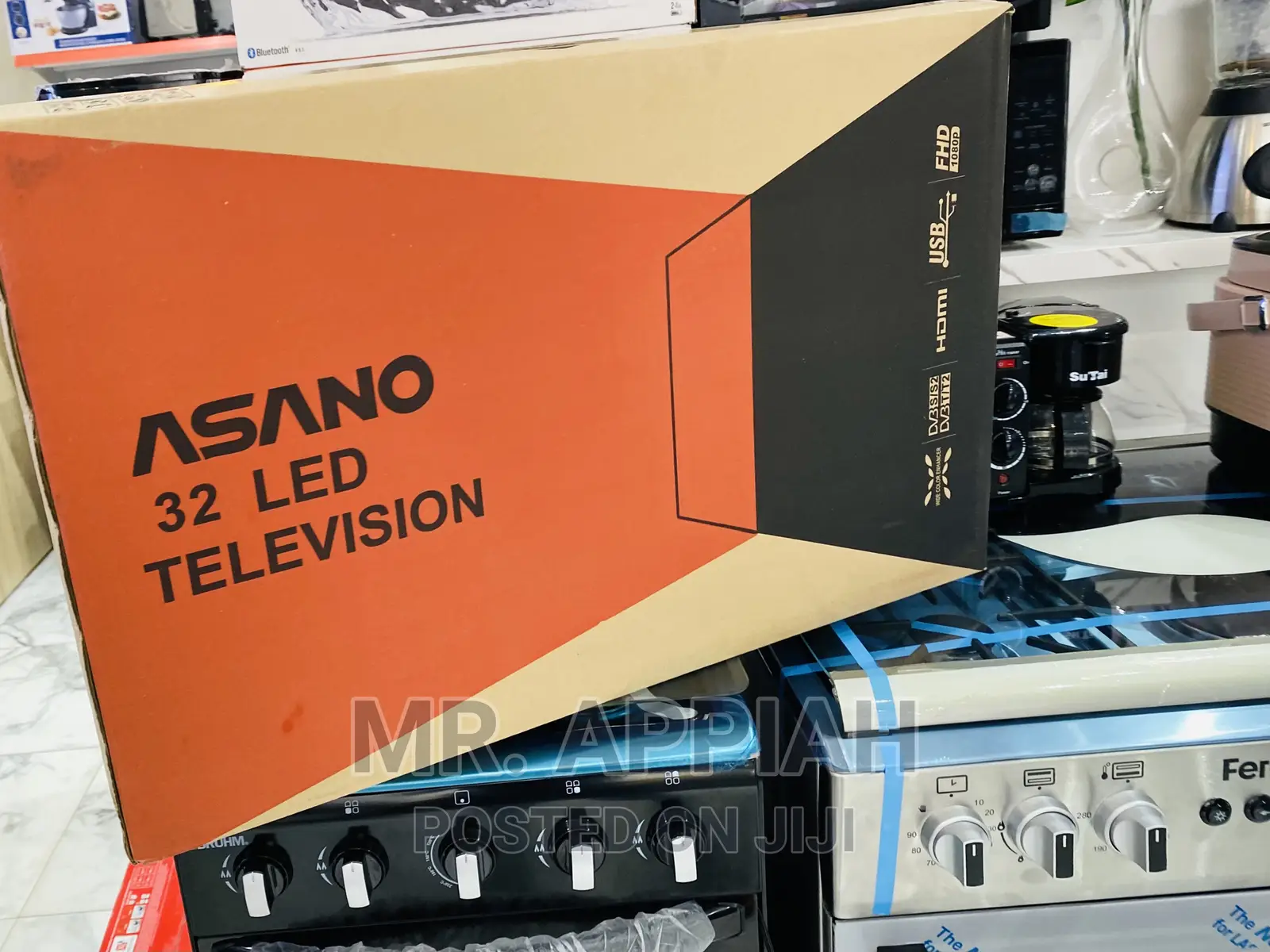 Free Standing Asano 32 Inch Digital Satelite Tv