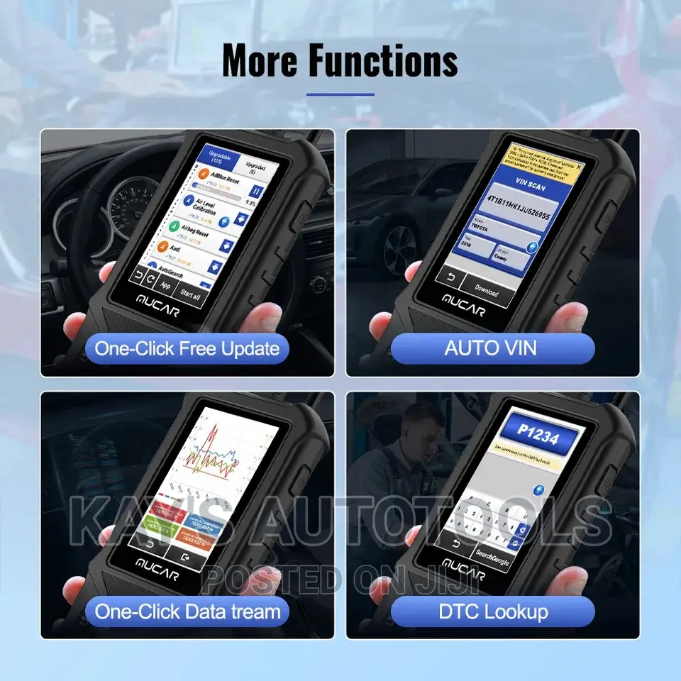 MUCAR CDE900 4 Systems Car Diagnostic Scanner