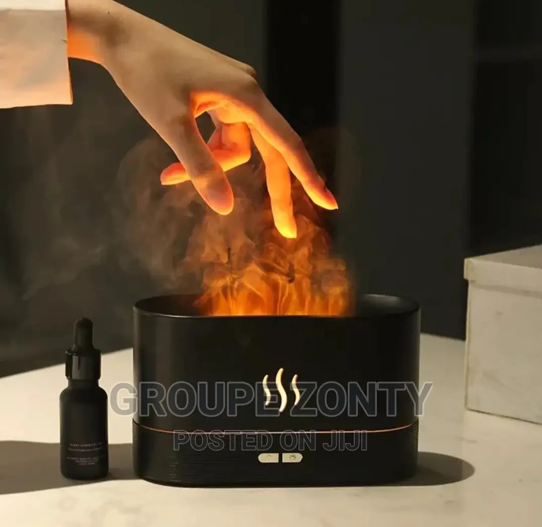 Aroma Diffuser With Flame Light