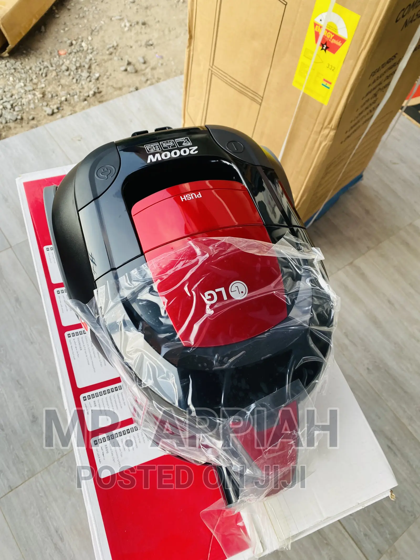 Durable LG 2000watt VC5420NNTR Vacuum Cleaner(Red/Black).