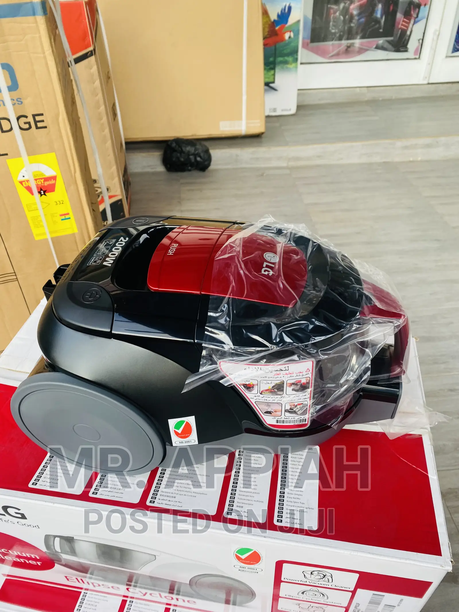 Nicely Design LG VC5420NNTR Vacuum Cleaner(Red/Black) 