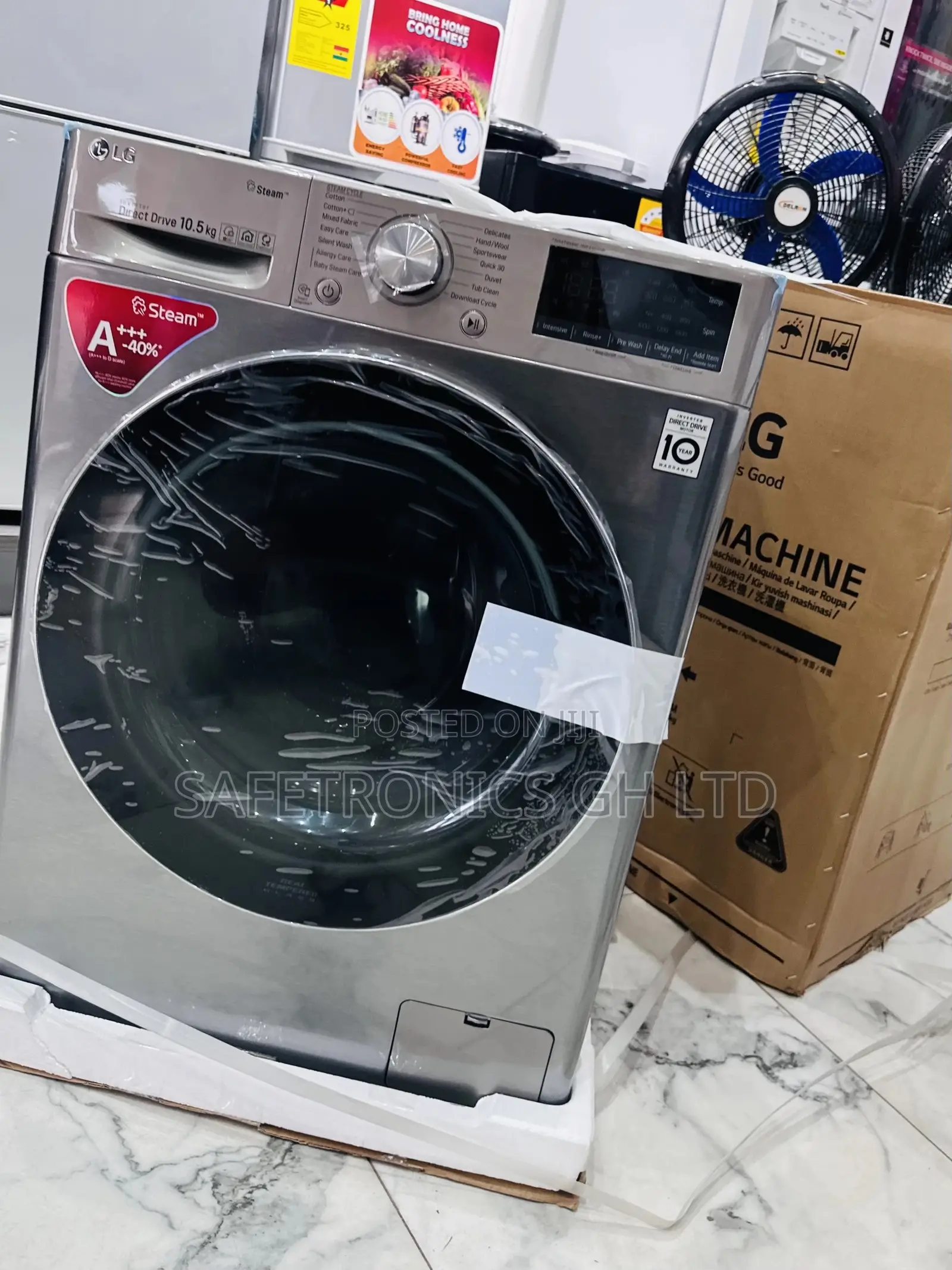 10.5kg Washing Machine Lg Fullyautomatic Frontload