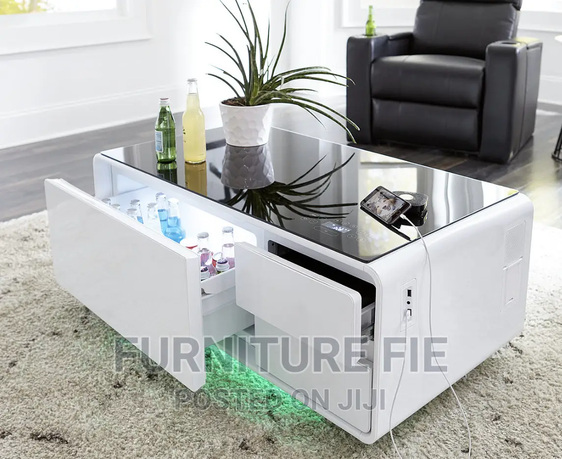 Sobro Smart Coffee Table With Refrigerator From Macy’S Usa
