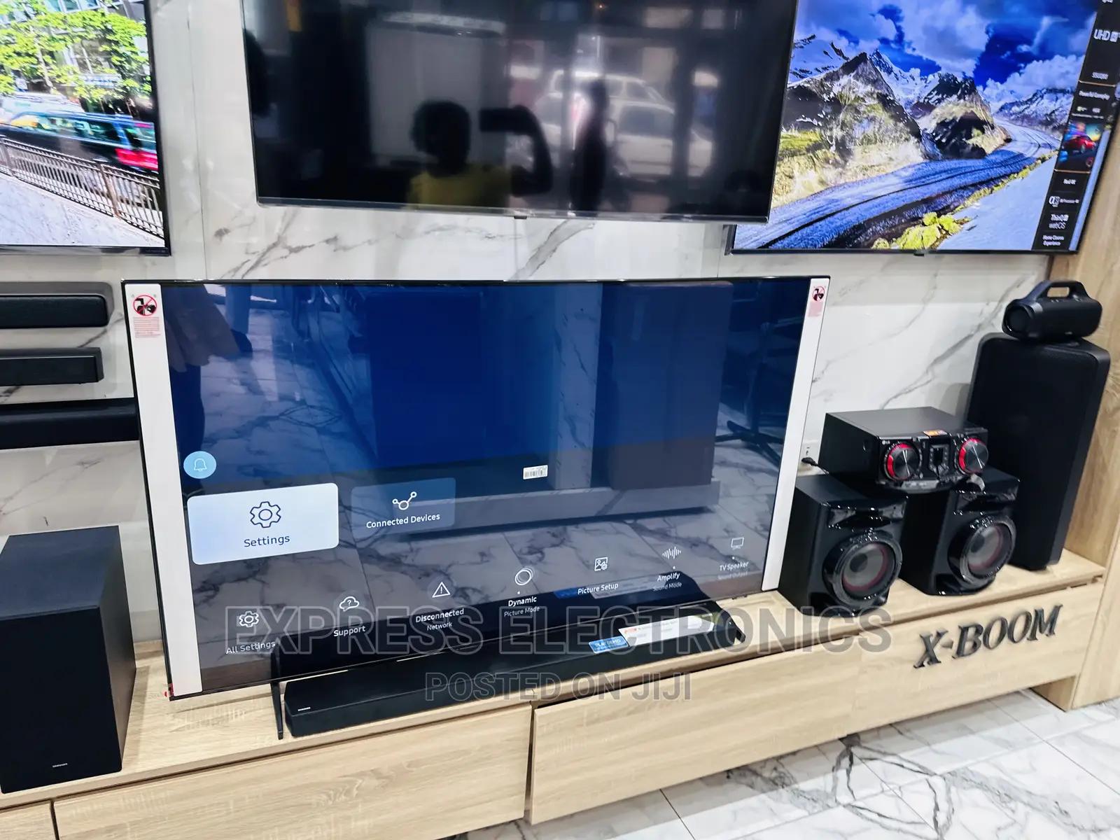 Zealous Sleek Samsung UHD Smart 65”Bu8000 Tv 