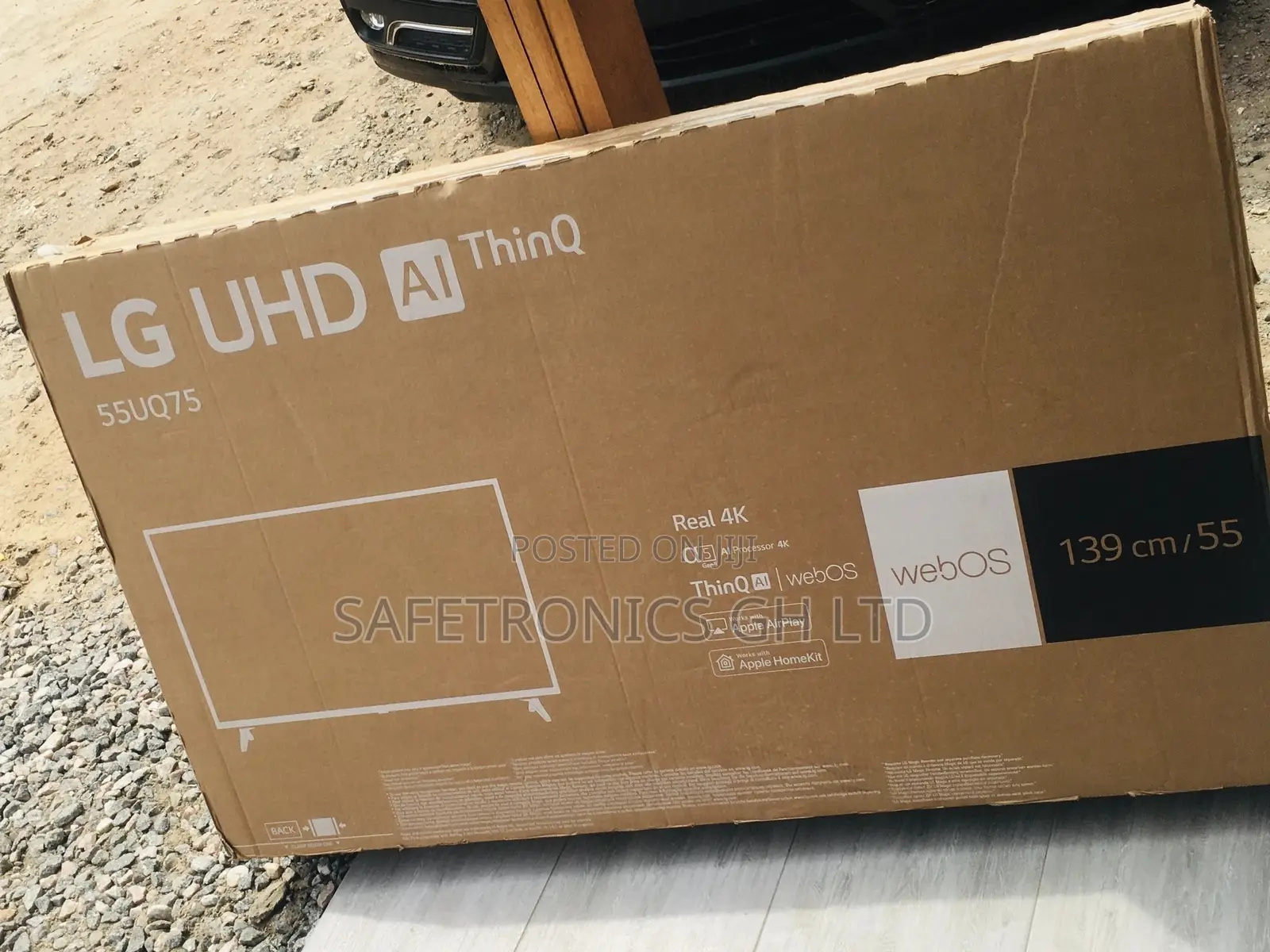 Smart Lg 55 Inches Glossy LED UHD UQ75 Tv