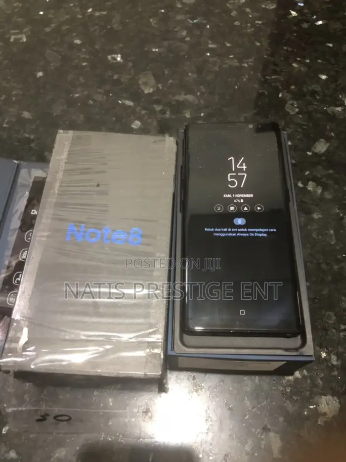 New Samsung Galaxy Note 8 128 GB Black