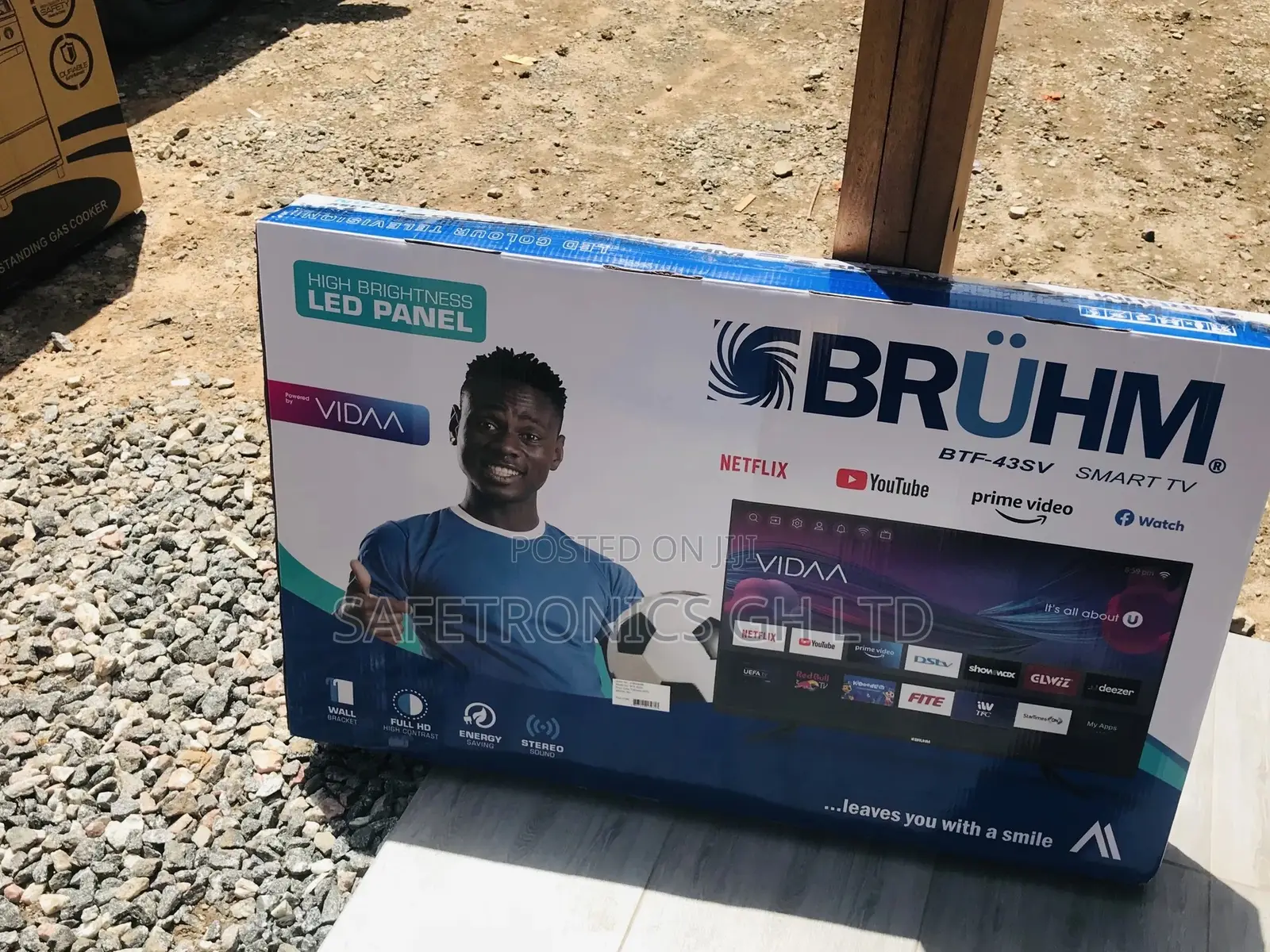 43 Inches Glossy LED Bruhm Clear Neat Tv