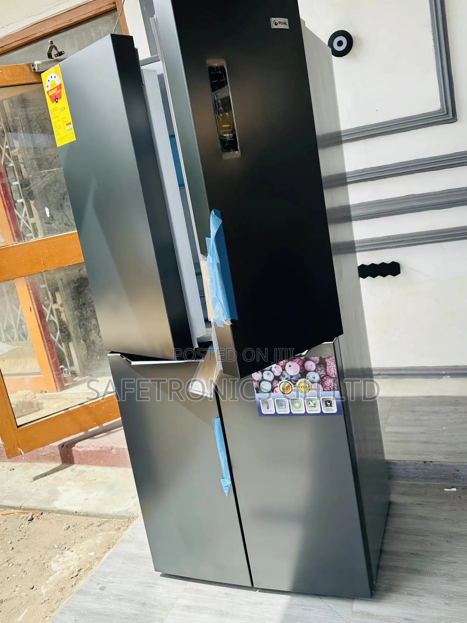 Bottomfreezer Pearl Pf-550bss Four Doors Fridge