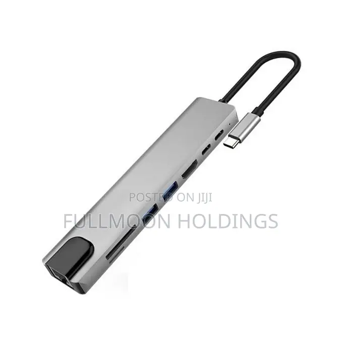 8 in 1 87W Type-C Docking Station HUB
