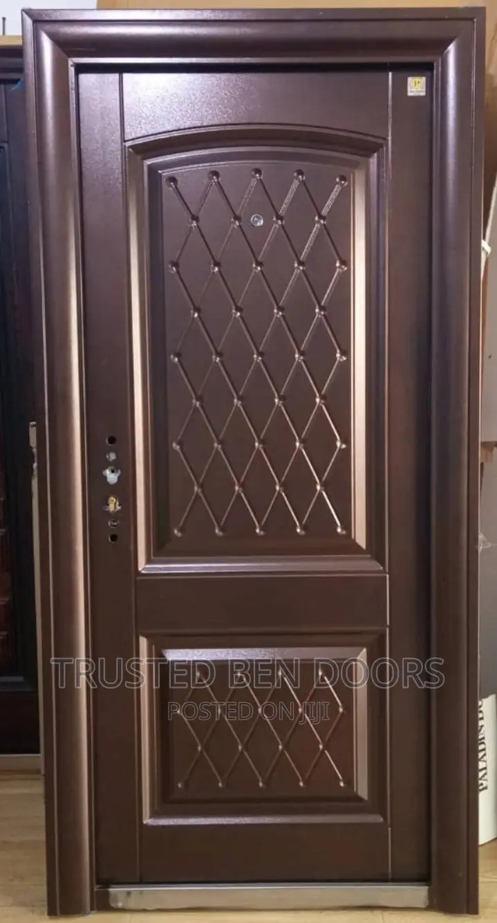 Paladin Security Coffee Brown Door [More Sizes+Colors+Design
