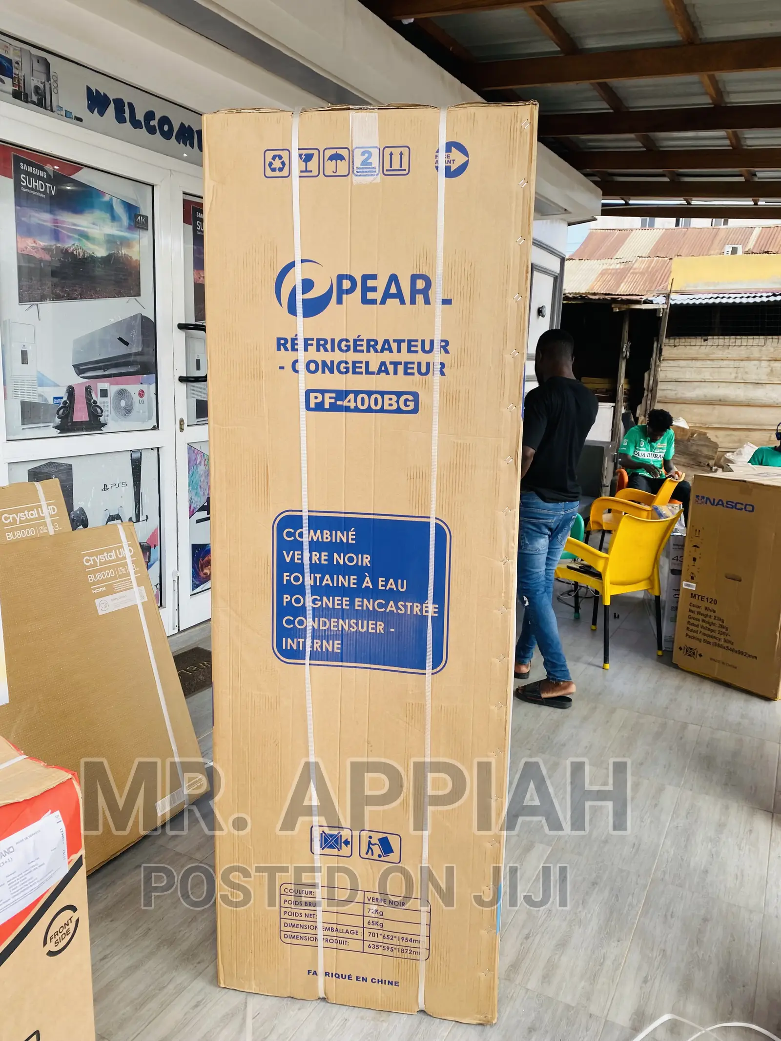 Get Amazing Deal for Pearl309L Double Door Fridge(PF 400BG)