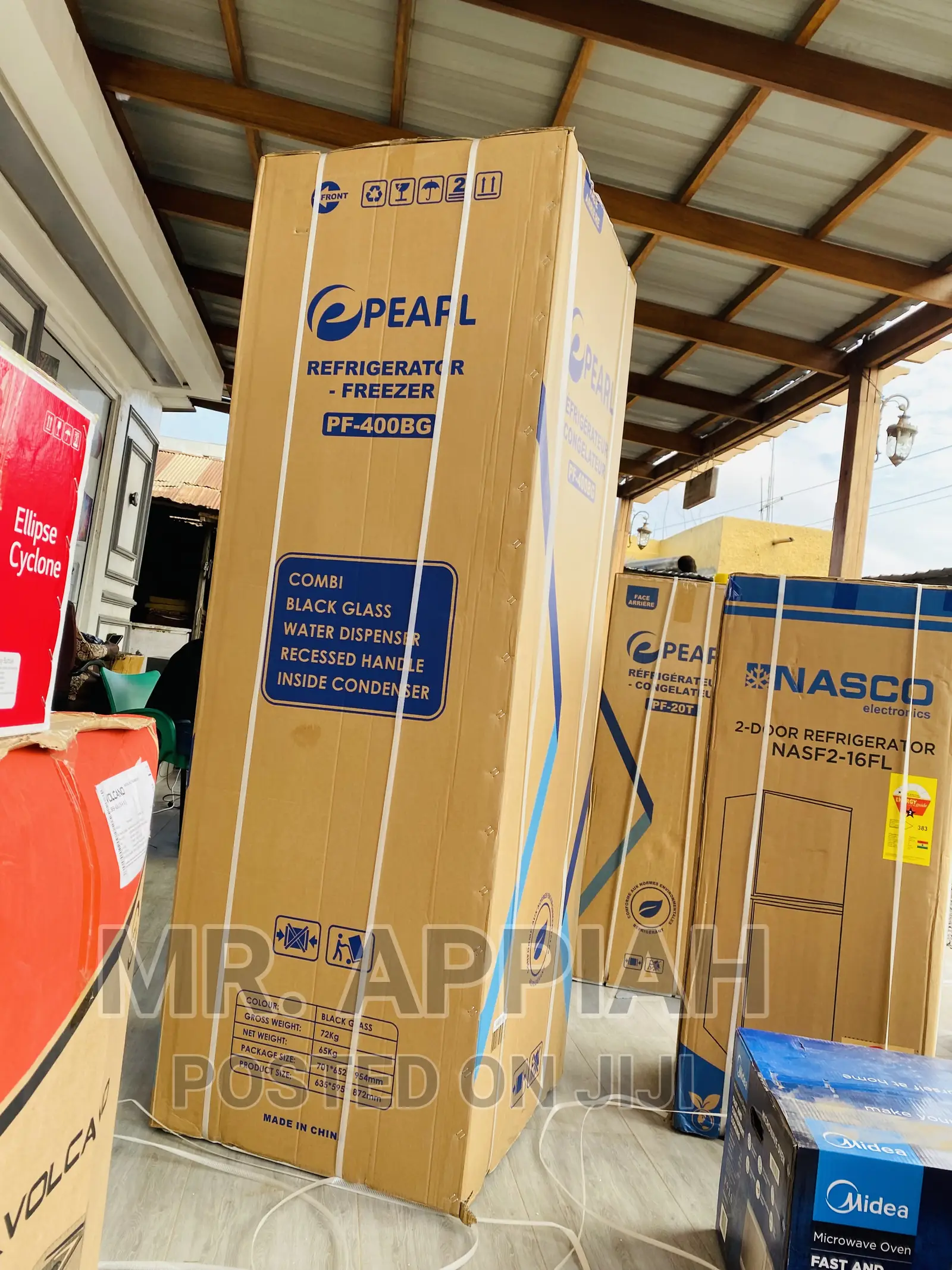 (PF 400BG)Durable Pearl Double Door Refrigerator 309ltr 