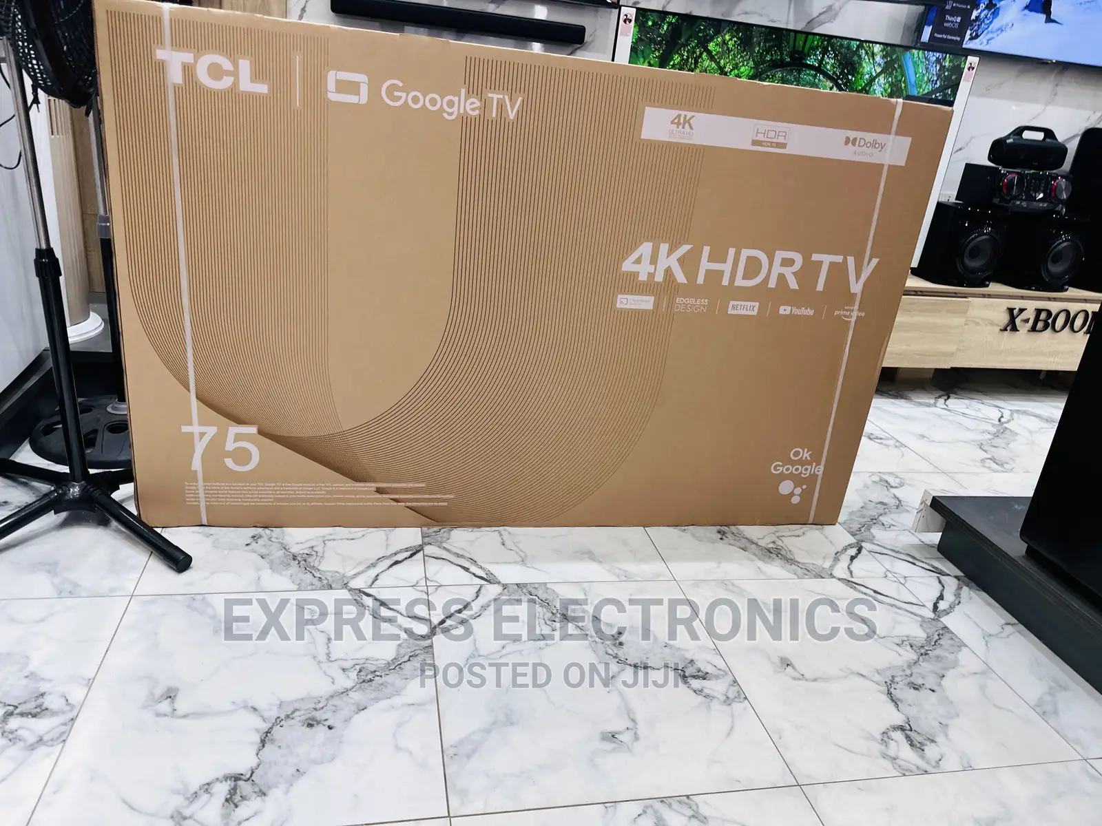 Lovely  Sleek UHD Smart TCL 75”P635 Tv