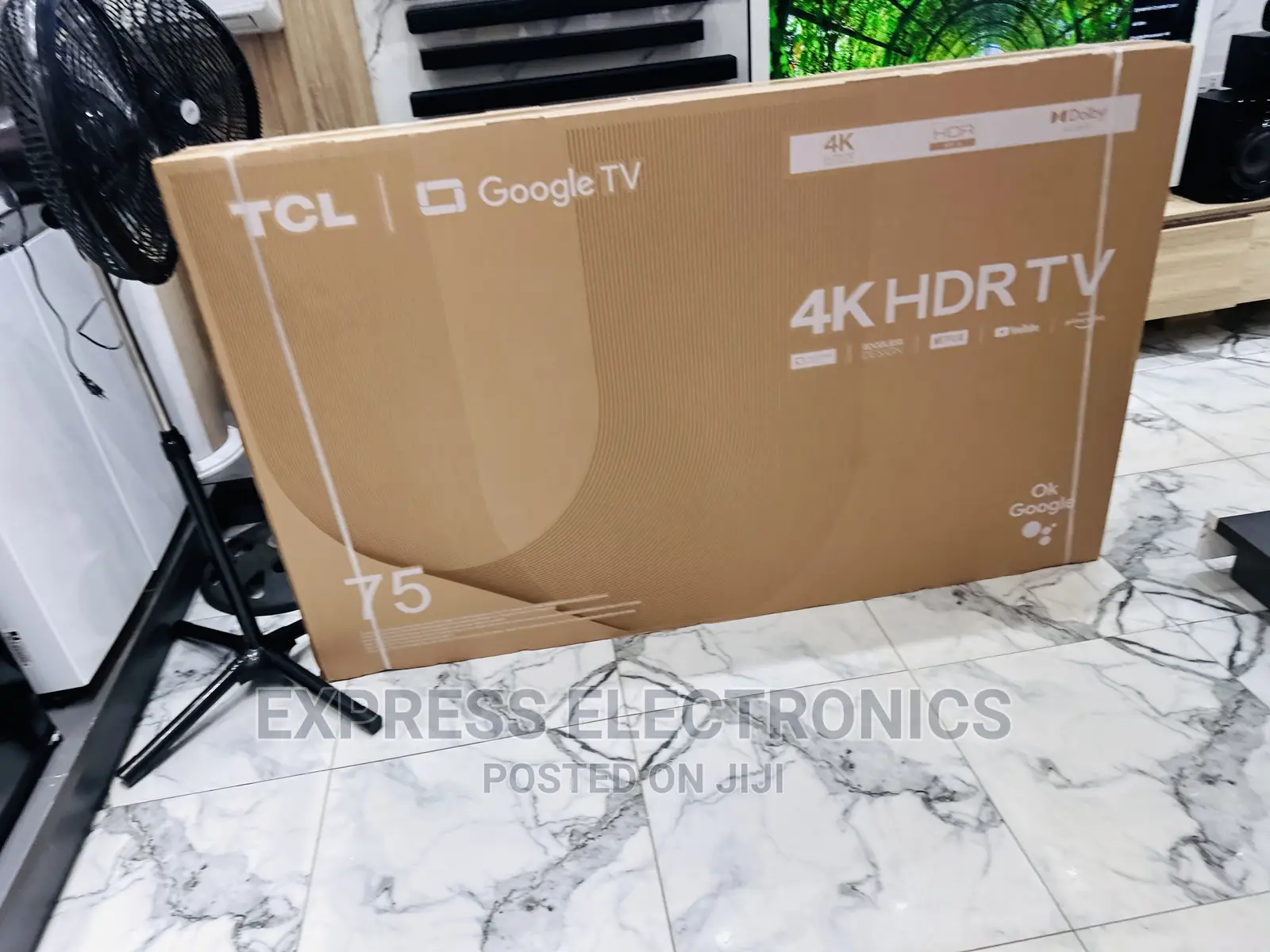 Lovely  Sleek UHD Smart TCL 75”P635 Tv