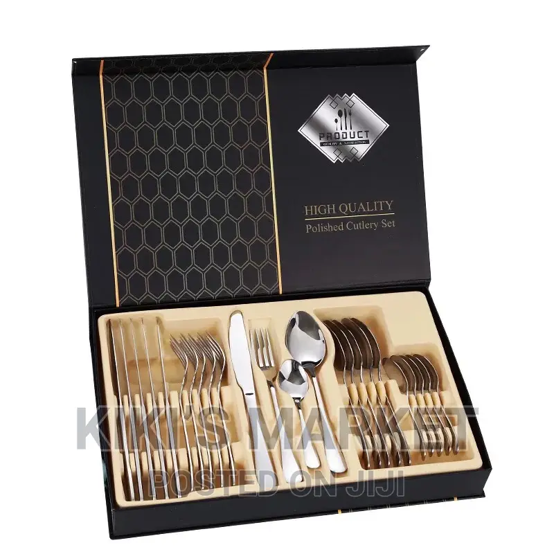 24pcs Stainless Steel Cutlery Set