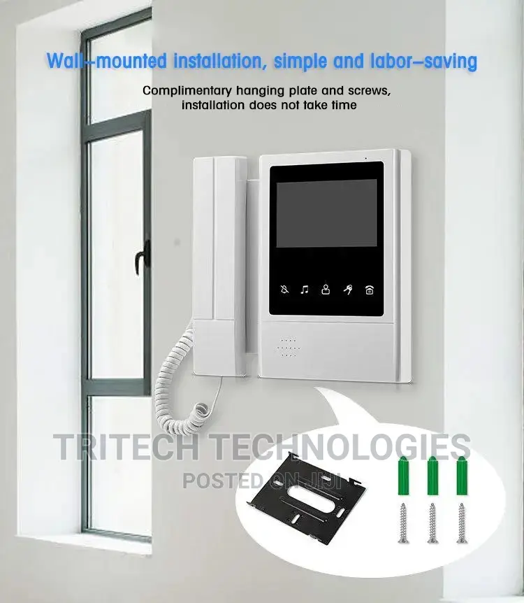 VDP04-B4 Video Intercom Kit With 4.3 Inch LCD Monitor