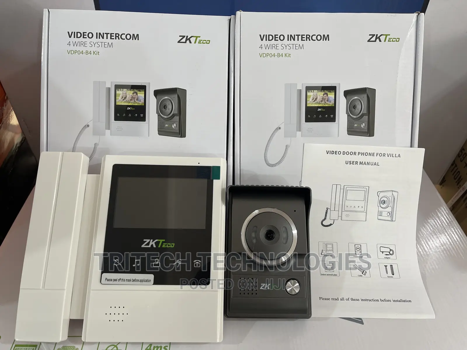 VDP04-B4 Video Intercom Kit With 4.3 Inch LCD Monitor