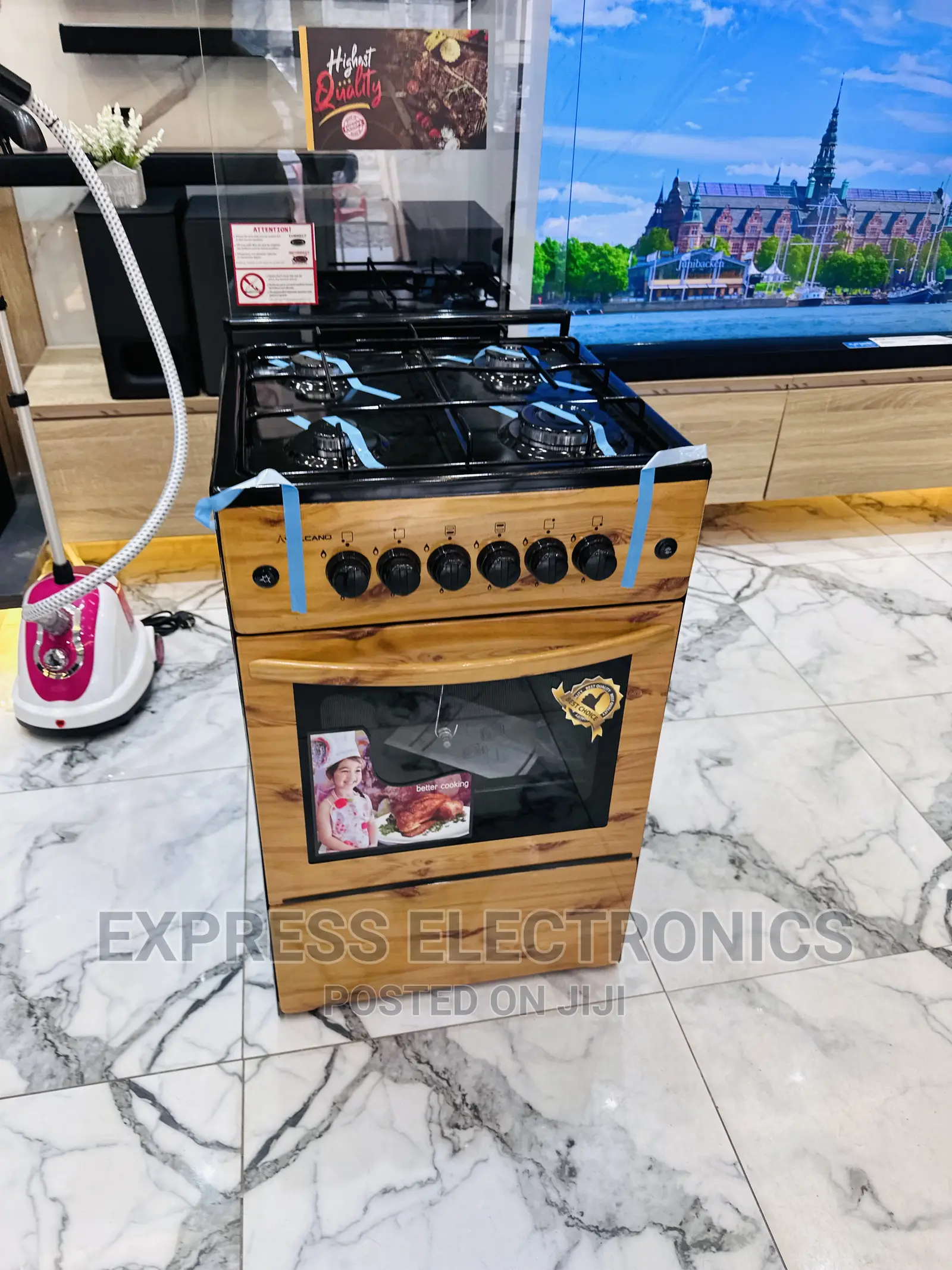 Highly Recommend Volcano Gas Cooker Light Wooden 4burner