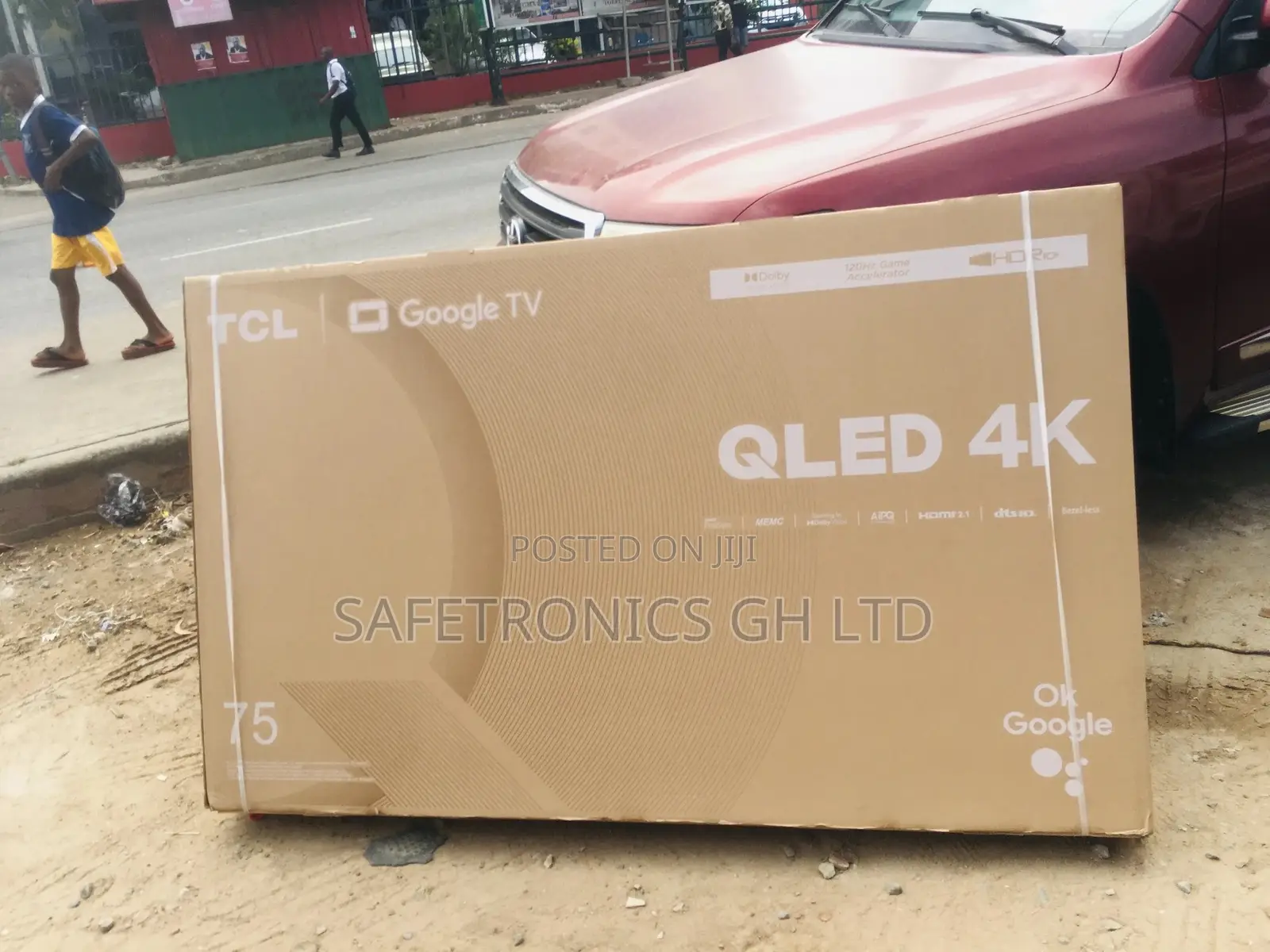 Clear Crystal QLED Glossy C645 TCL 75 Inches  Tv