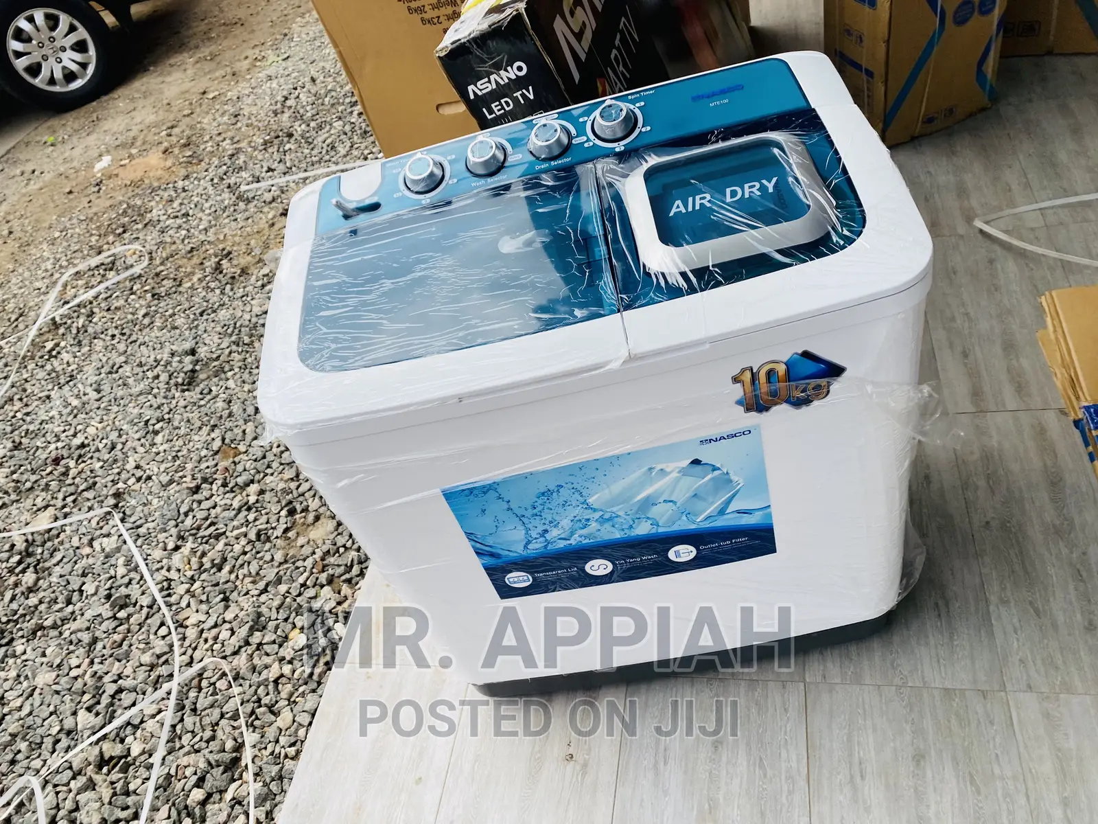 Unique 12kg Nasco Spin/Dry Top Load Washing Machine 