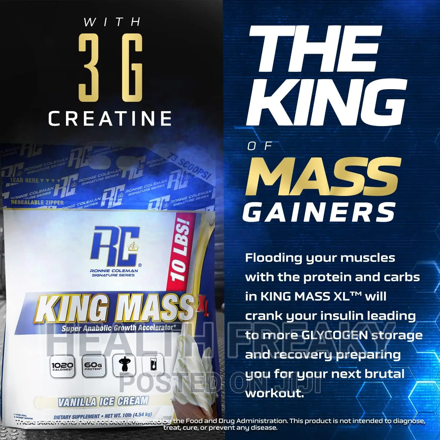 Mass Gainer King Mass Xl Protein Weight Gainer
