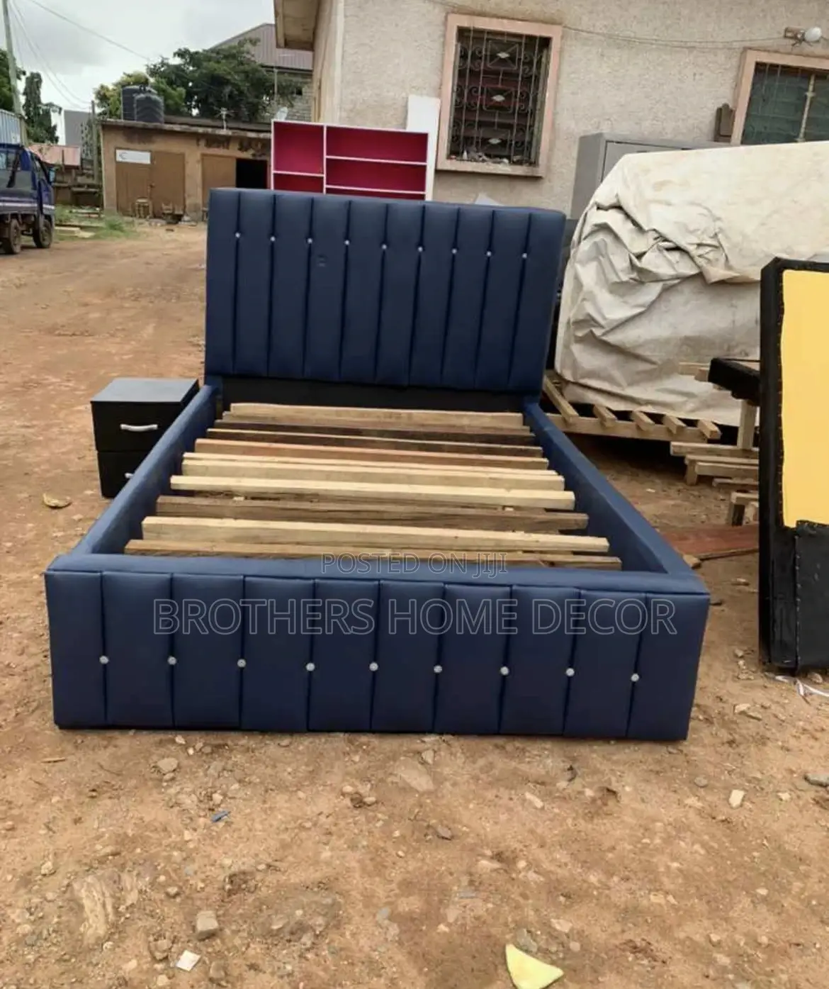 Foreign Double Size Bedframe 60x80 With Side Drawer