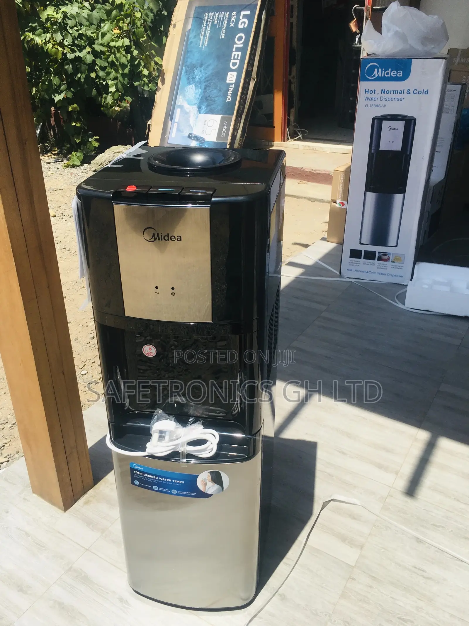 Sealed Water Electric Dispenser Midea Black/Sliver Hot/Cold