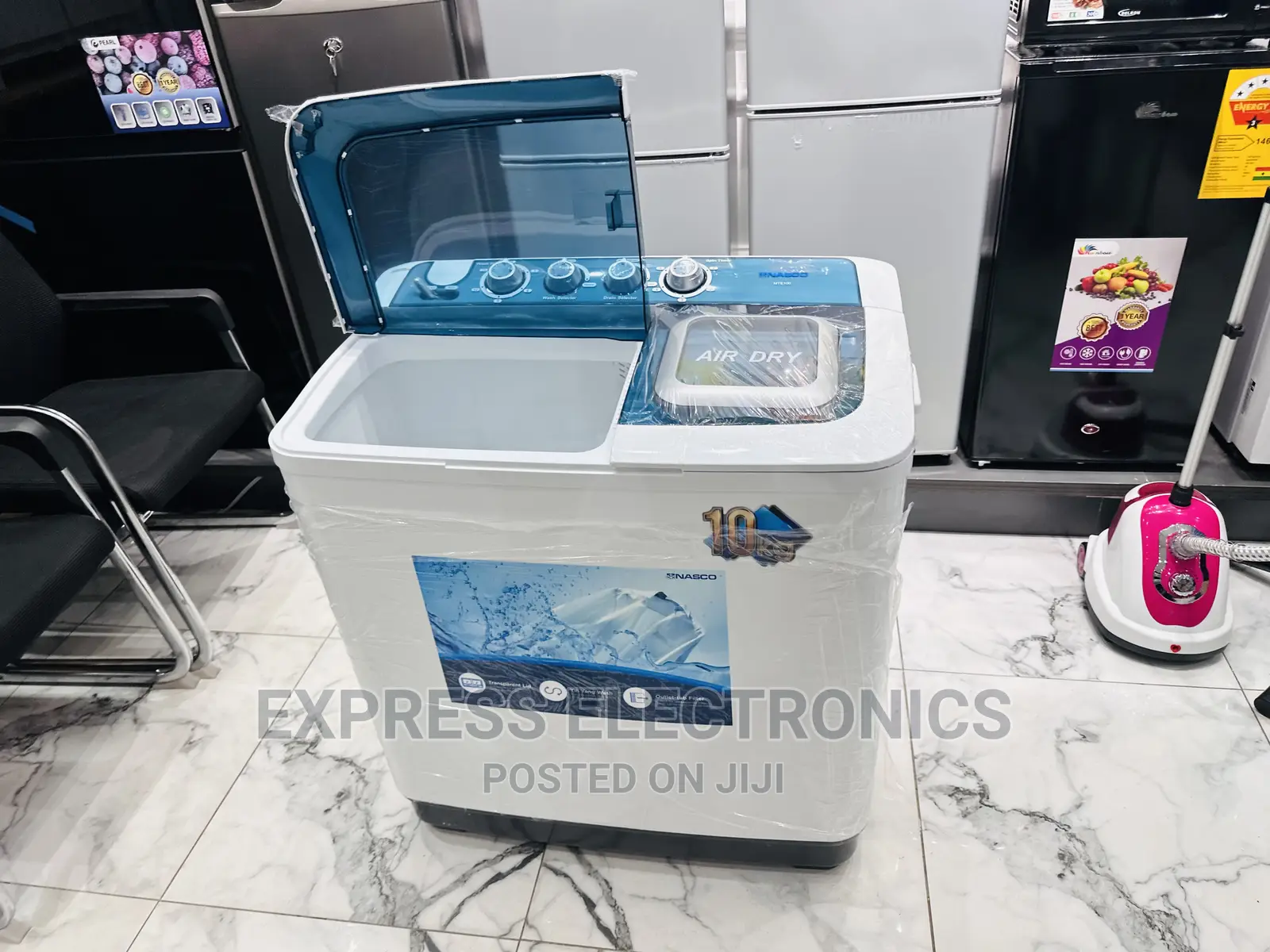 Twintub White Nasco Topload Washing Machine 10kg