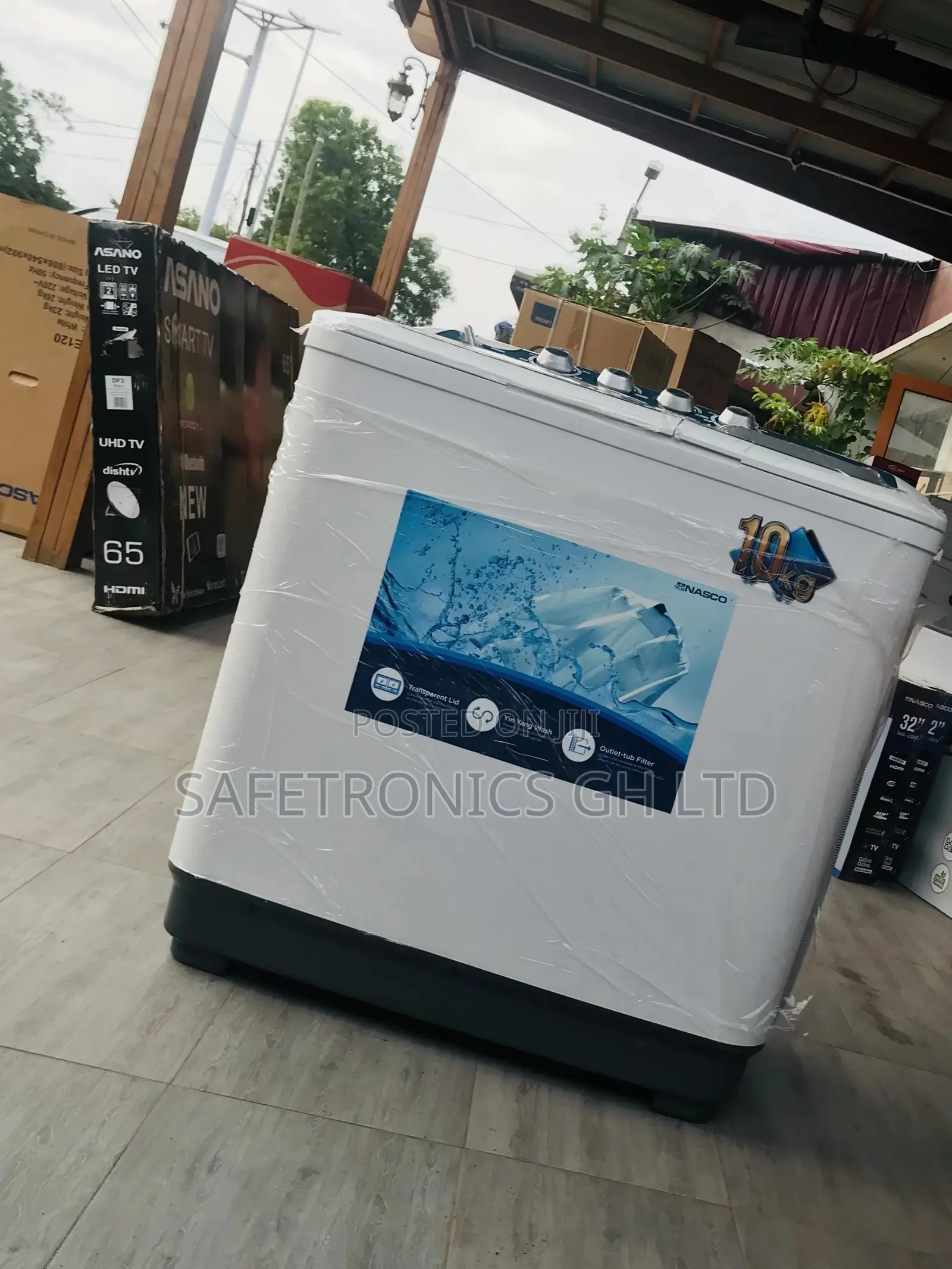 10kg Washingmachine Topload Semiautomatic Nasco 