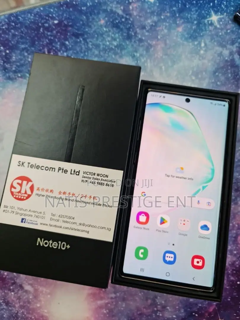 New Samsung Galaxy Note 10 Plus 256 GB Black