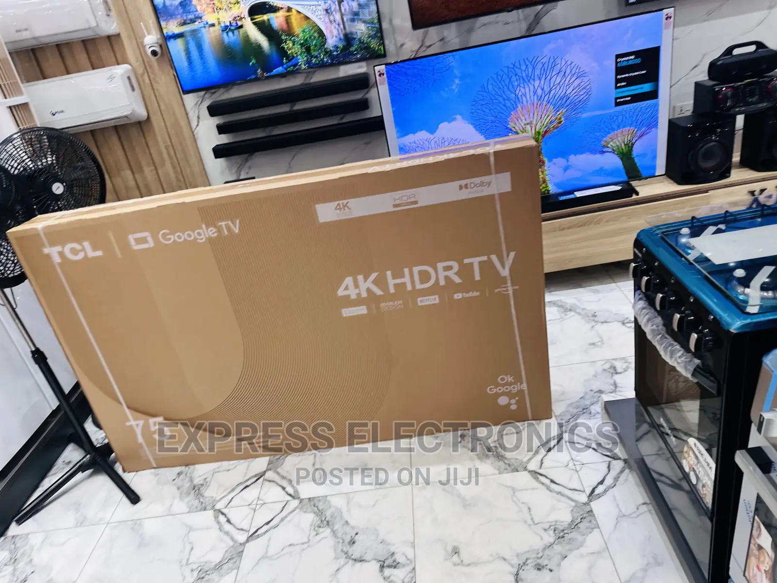 High Contrast Display Android Smart 75”P635 Tv