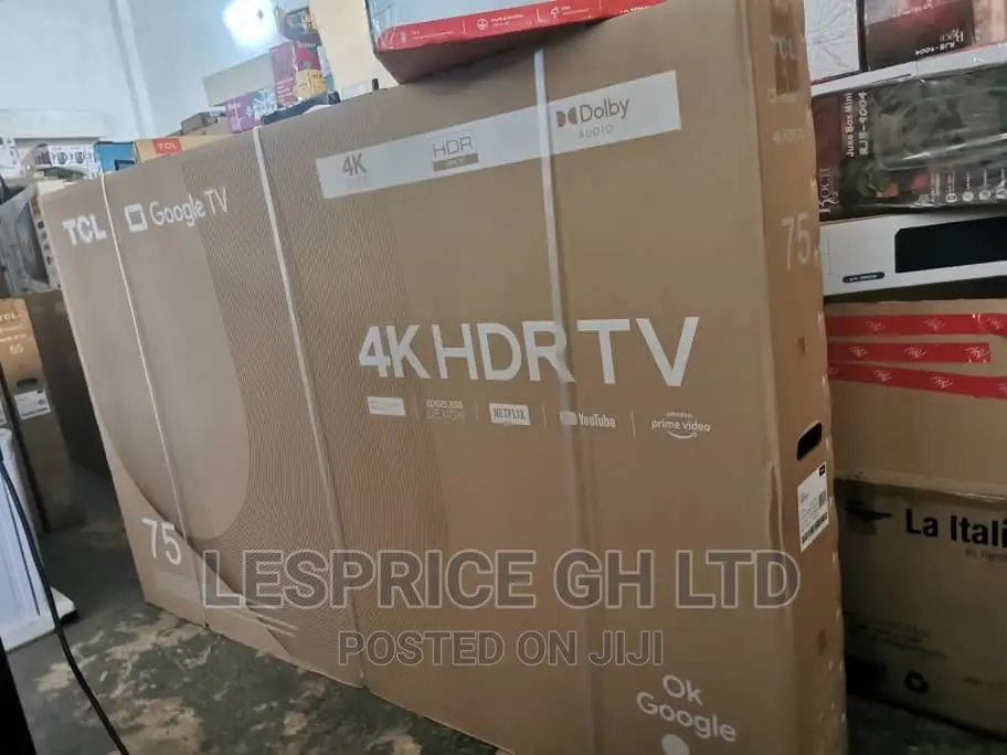  /Ok Google TCL 75” Android HDRTV