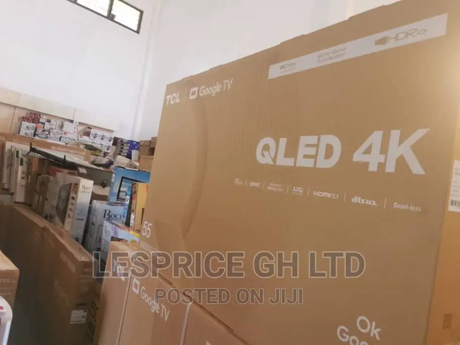 Frameless ~TCL 55” Android HDRTV